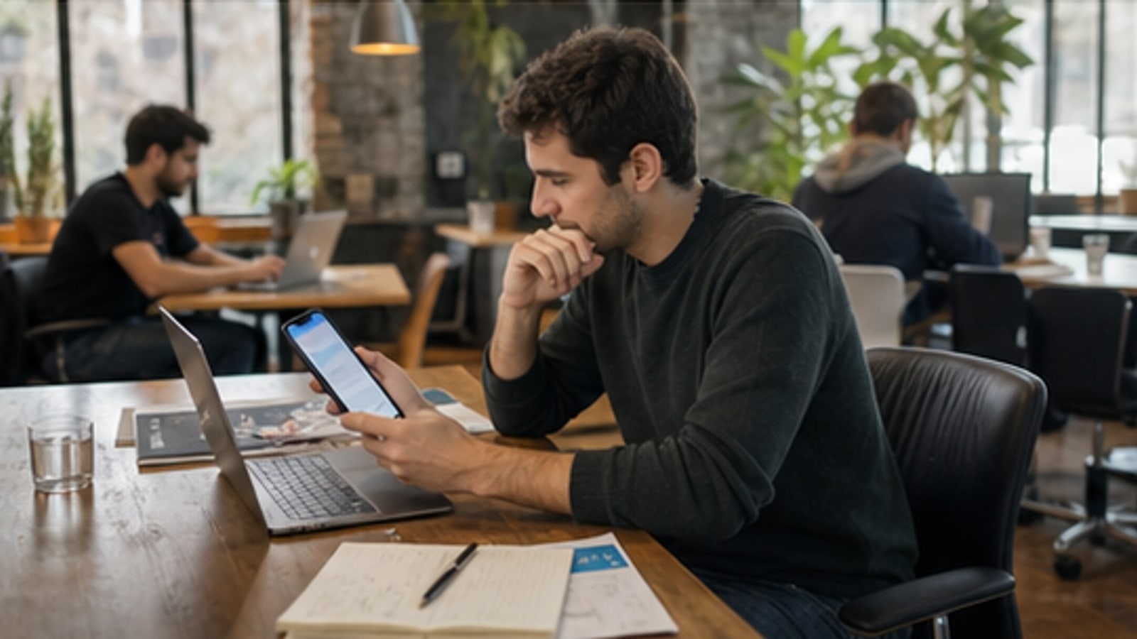 Coworking y revisión de depósito cripto